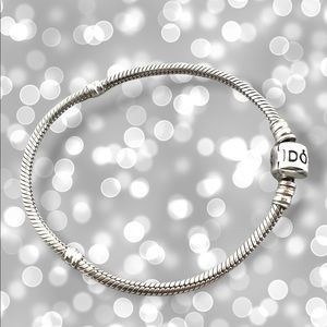 Pandora Moments Snake Chain Sterling Silver Bracelet